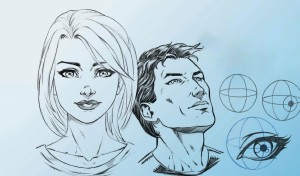 دوره آموزشی ترسیم چهره های زیبا برای کتاب های کمیک